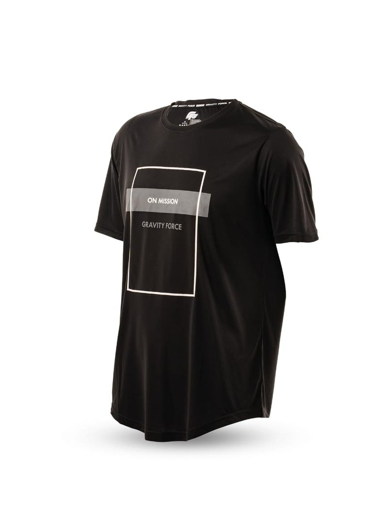 گریوِٹی فورس تيشيرت جرافيتي فورس رجالي واسع بقصة أوفر سايز مع أكتاف منسدلة | قطن عضوي 100% قابل للتهوية | أكمام قصيرة وياقة دائرية | مناسب للكاجوال، الأنشطة الخارجية والارتداء اليومي - Image 2